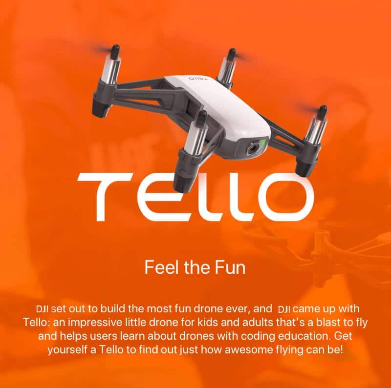 Tello store drone support